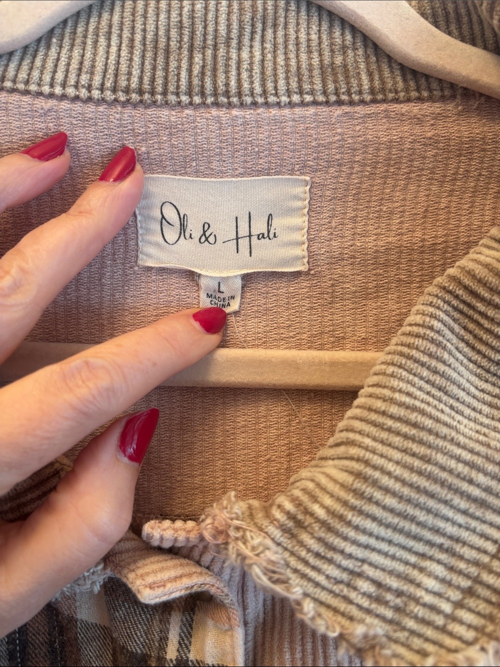 Oli & Hali | STAR Patchwork & Corduroy Jacket Sz L - Picture 12 of 16